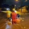 Chuva forte em Goiânia causa alagamentos e deixa famílias ilhadas na Vila Maria Rosa