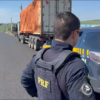 PRF recupera caminhão frigorífico roubado na BR-153, em Goiás